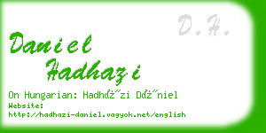 daniel hadhazi business card